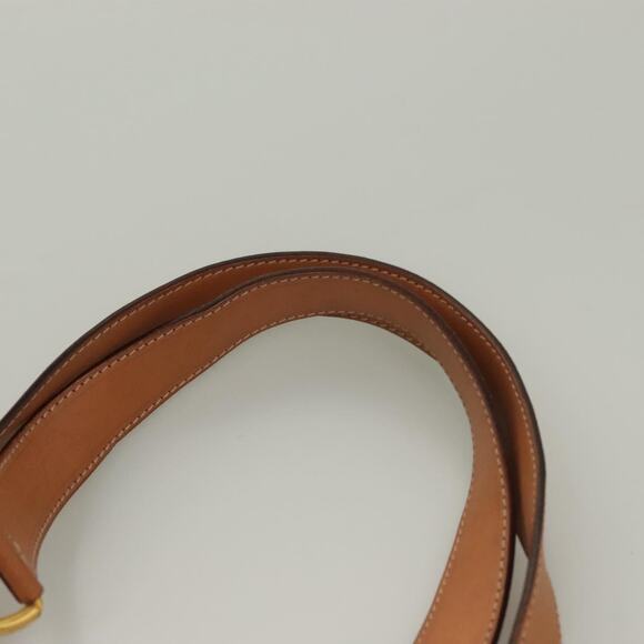 CELINE Macadam Canvas Shoulder Bag Pvc Brown Gold - Picture 8 of 12